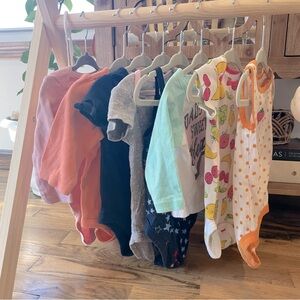 Baby girl onesie set of 8 6months